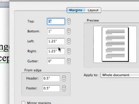 reduce header size in word for mac 2011
